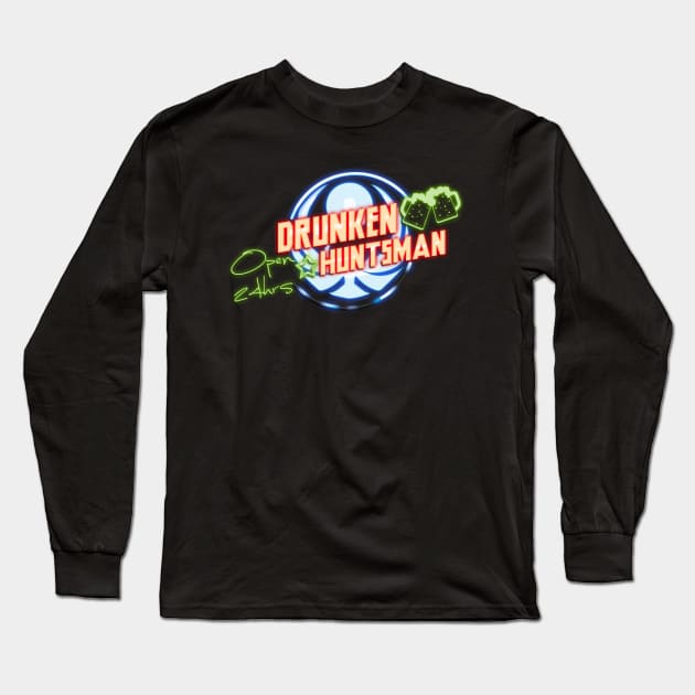 Drunken Huntsman Long Sleeve T-Shirt by Chesterika